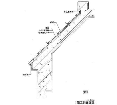 避水通 單斜屋頂結構